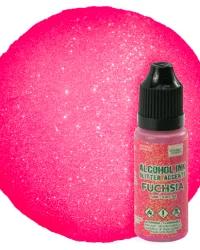 Fuchsia Alcohol Ink Glitter Accents – Couture Creations