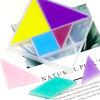 Silicone Mould – Square Puzzle (Tangram)