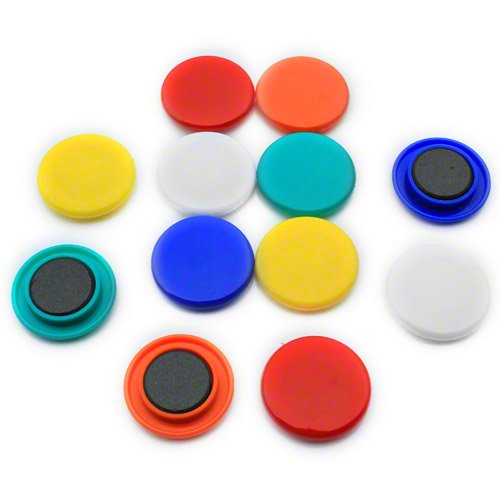 Coloured Button Neo Magnets - Crafty Arts