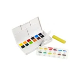 Derwent Inktense paint pan set #01 unboxed