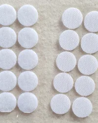 Hook & Loop Dots Self-Adhesive 20mm – White