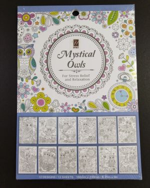 Colouring Book – Mystical Owls