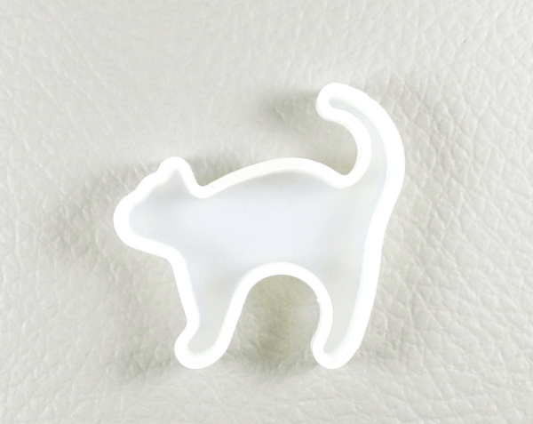 Hissing cat silicone mould
