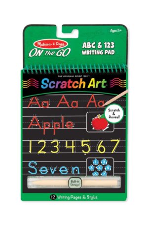 ABC 123 On the go Scratch art pad