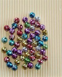 Metallic Beads Round Coloured 8mm – 10g