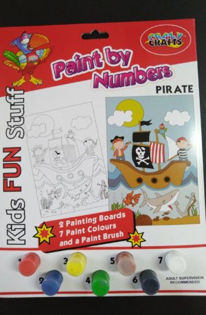 Pirate Paint by Numbers