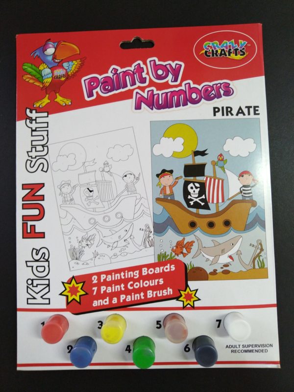 Pirate Paint by Numbers