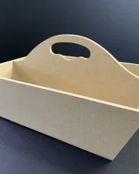 Wooden Caddy Tapered Sides
