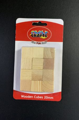 Wooden cubes by Crazy Crafts