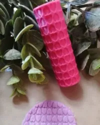 R028 Heart – Polymer Clay Texture Roller Designs