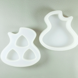 Guitar pick holder silicone mould