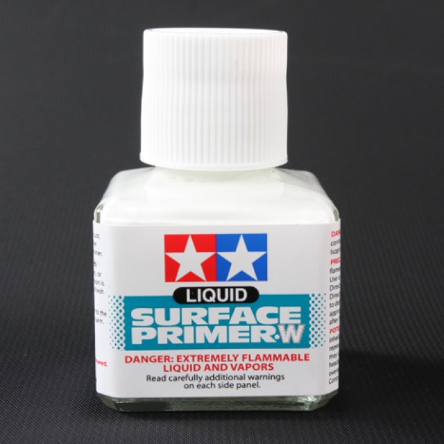 Liquid Primer White 40ml - Tamiya