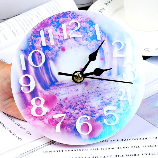 Clock face silicone mould