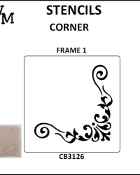 Corner Frame 1 Stencil