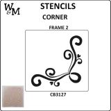 Corner frame 2 stencil