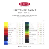 Derwent Inktense Paint Pan Studio Set 24 swatch