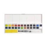 Derwent Inktense Paint Pan Studio Set 24 open