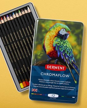 Chromaflow Pencil Tin (12) – Derwent