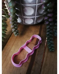Hair Barrette Clay Cutter – Soft Curve Shape 008