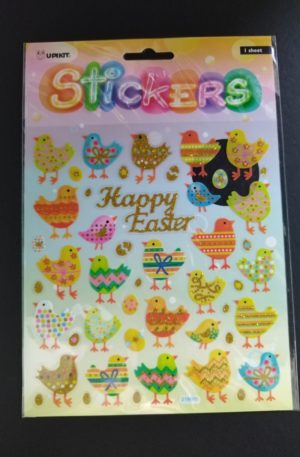 Upikit Easter sticker sheet