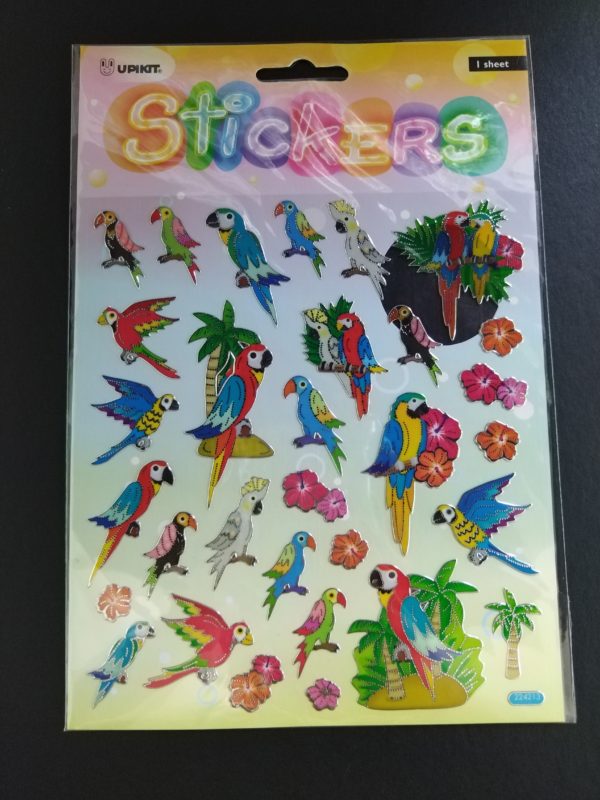 Parrot Upikit sticker sheet