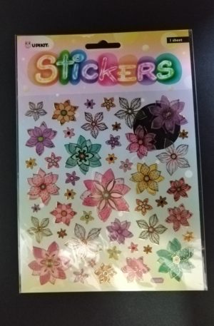 Upikit flowers sticker sheet