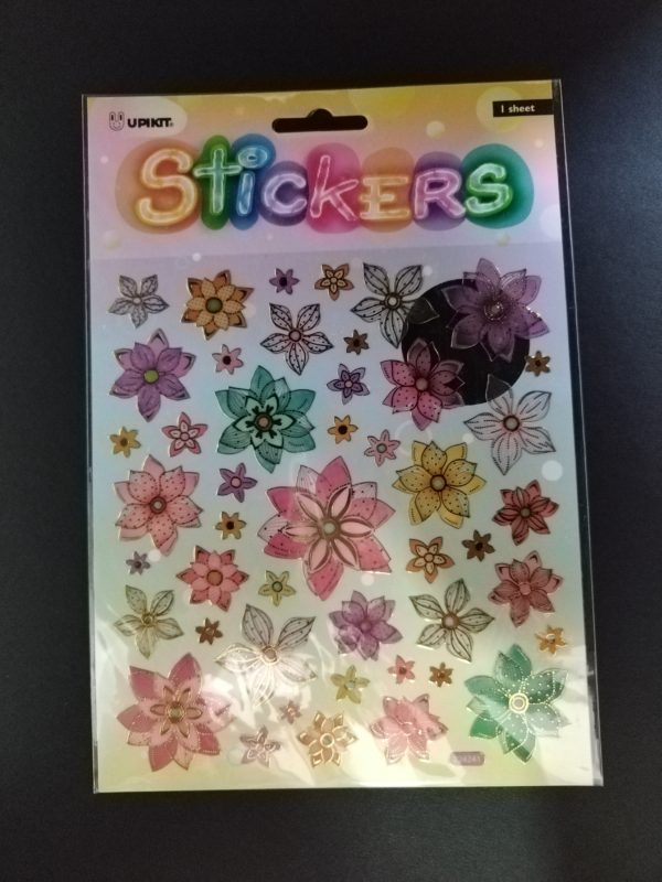 Upikit flowers sticker sheet