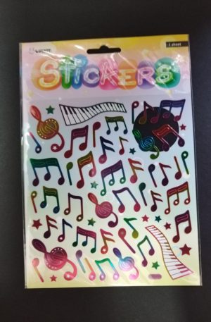 Upikit music sticker sheet