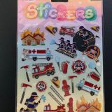 Upikit Firemen sticker sheet