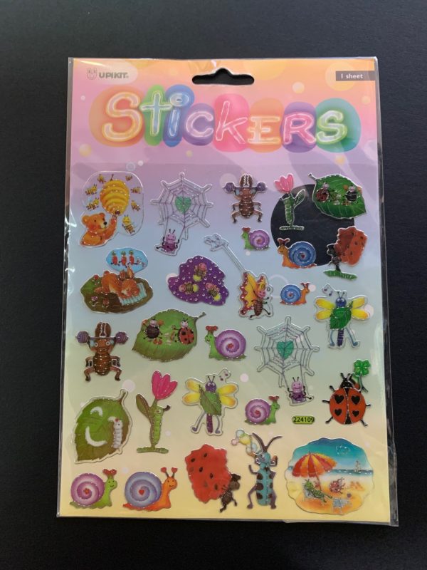 Upikit insects sticker sheet