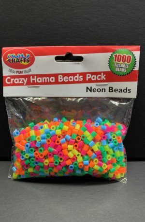 Neon hama beads