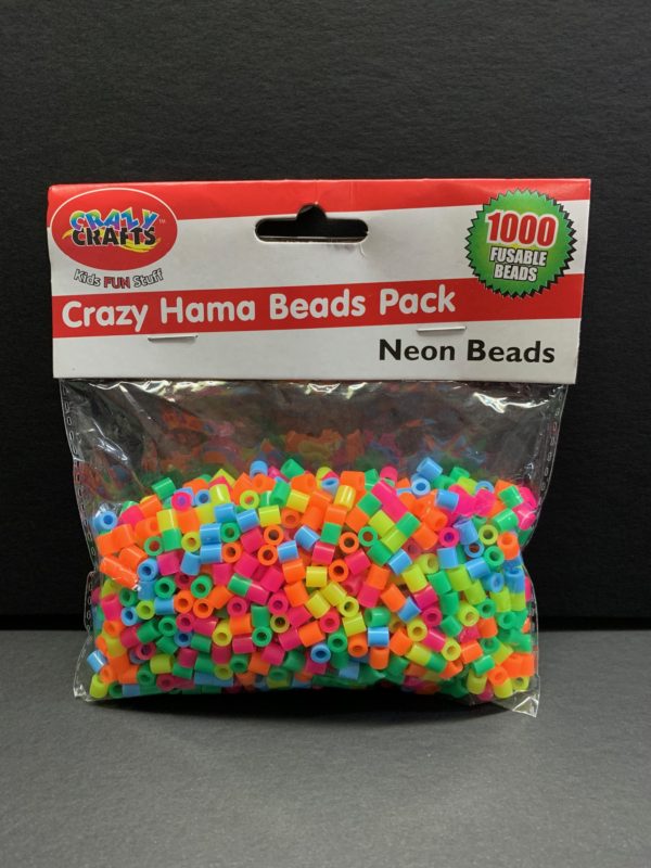 Neon hama beads