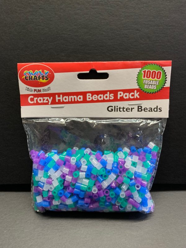 Glitter hama beads