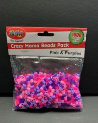 Hama Beads Pink & Purple