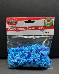 Hama Beads Blue Shades