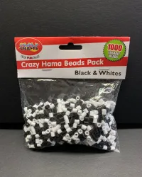 Hama Beads Black & White