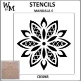 Mandala 6 stencil