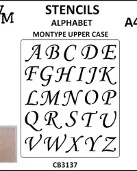 Monotype Uppercase ABC Stencil