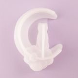 Moon and cat on cloud silicone mould