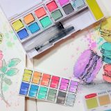 Derwent pastel shades paint pan set