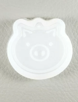 Pig pendant silicone mould