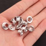 Silver eyelet 4mm Crazy Crafts