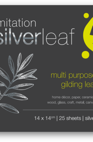 Imitation silver leaf