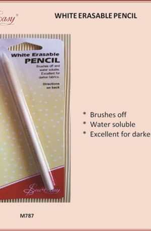 White erasable pencil