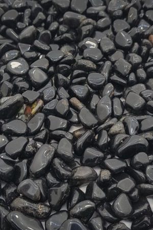 Black Onyx tumbled stones