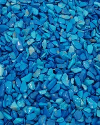 Glossy Tumbled Stones – Howlite Blue