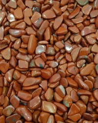 Glossy Tumbled Stones – Red Jasper