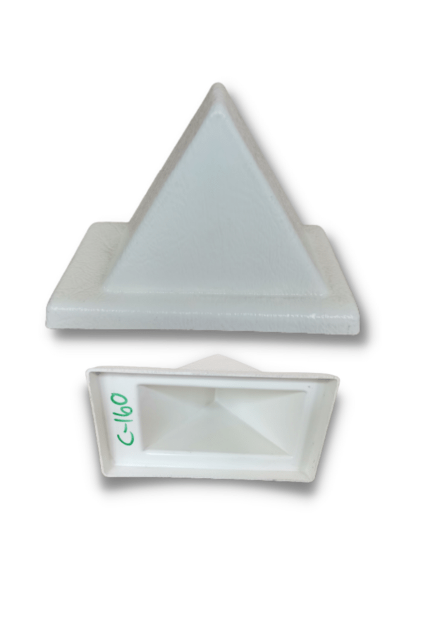 Triangle candle mould