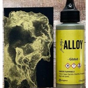 Gilded alloy alcohol ink
