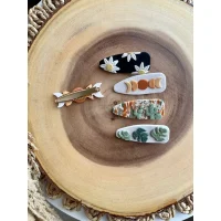 Hair Barrette Clay Cutter – Soft Curve Shape 008